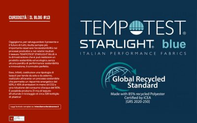 TEMPOTEST STARLIGHT BLUE: ECOSOSTENIBILITA’