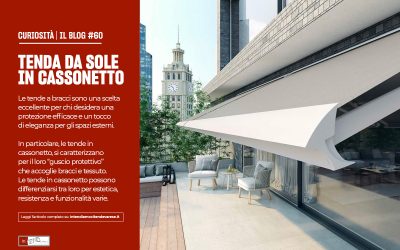 TENDA DA SOLE IN CASSONETTO: MODELLO DOMEA